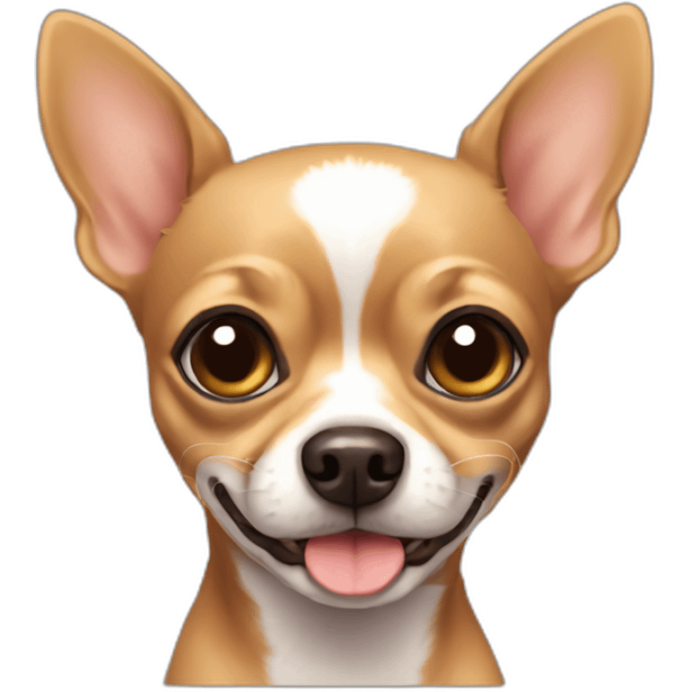 Dark tan chihuahua emoji