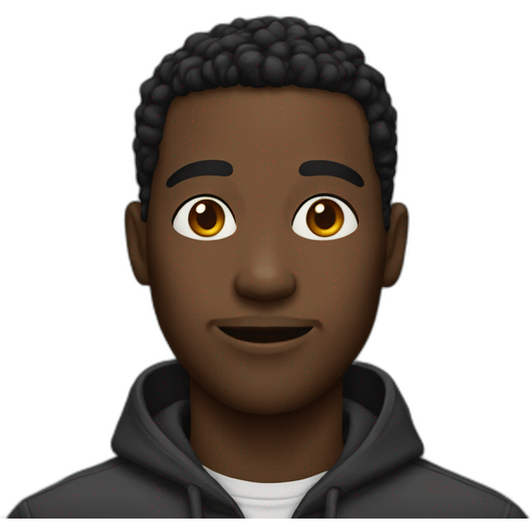 Black man emoji