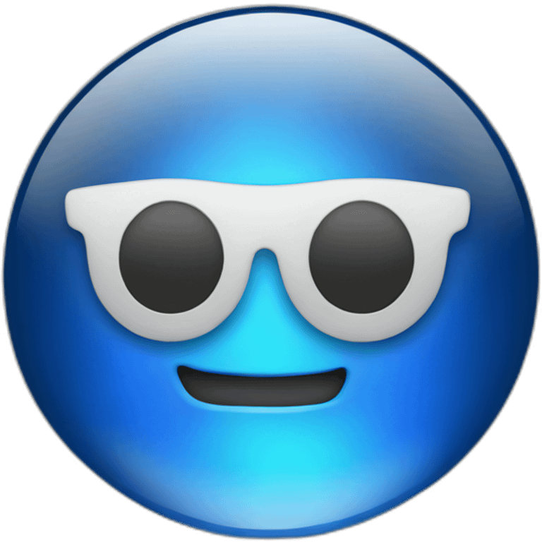 Blue cd emoji