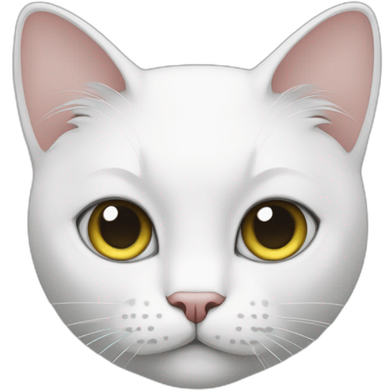 Office white cat emoji