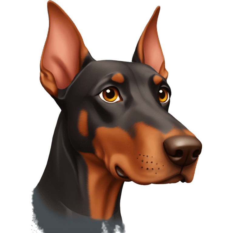 red doberman emoji