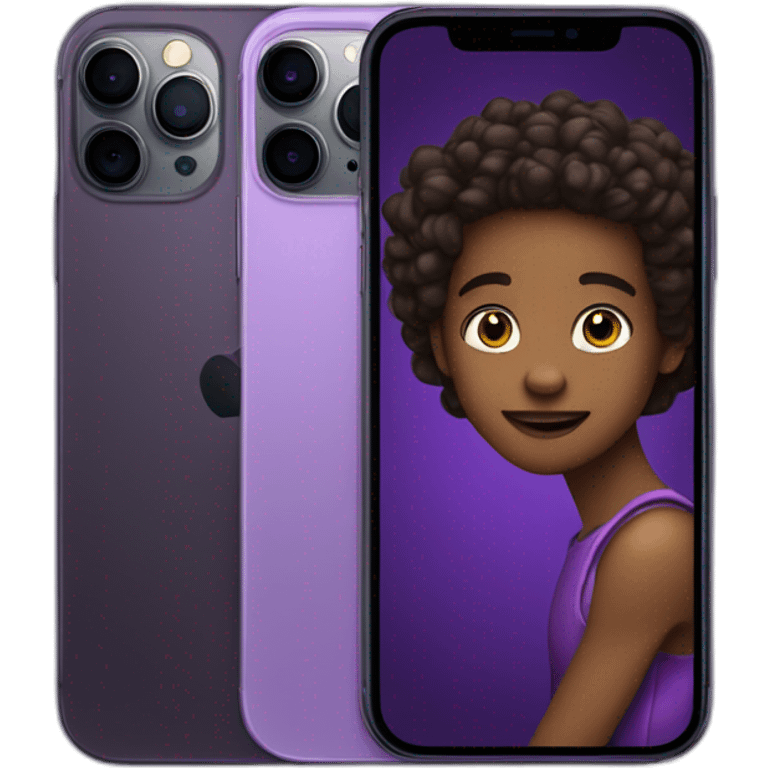 Iphone 14 Pro Max Deep Purple emoji