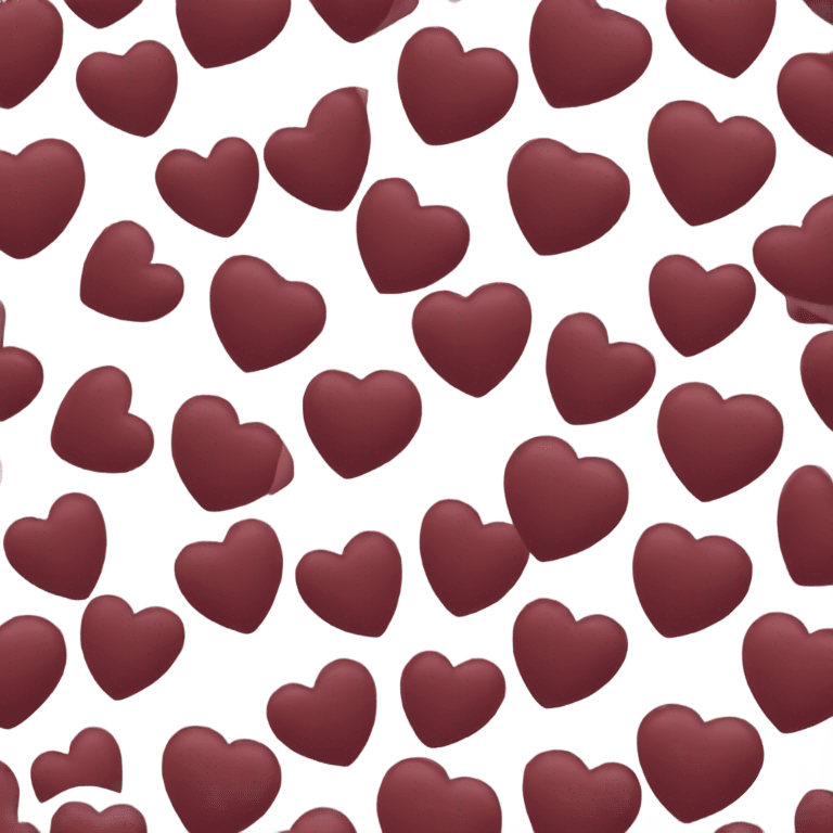 Maroon heart  emoji