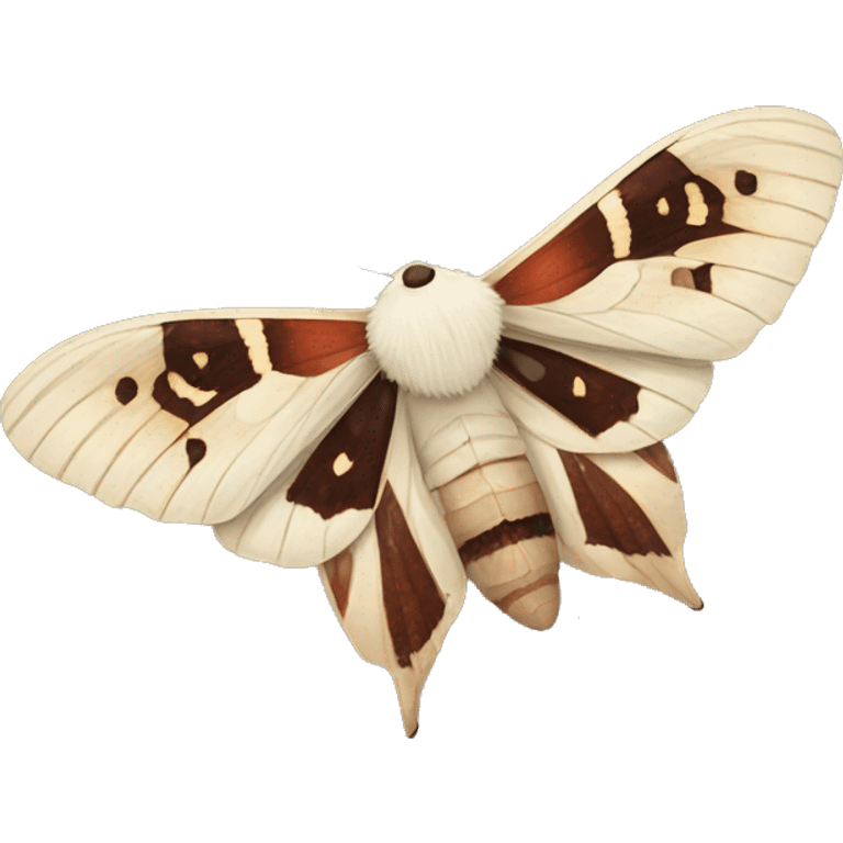 Cercopia moth emoji