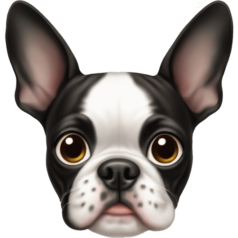 A boston terrier emoji