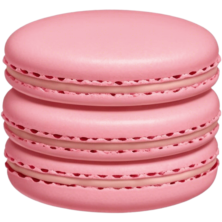 Light pink macaron emoji