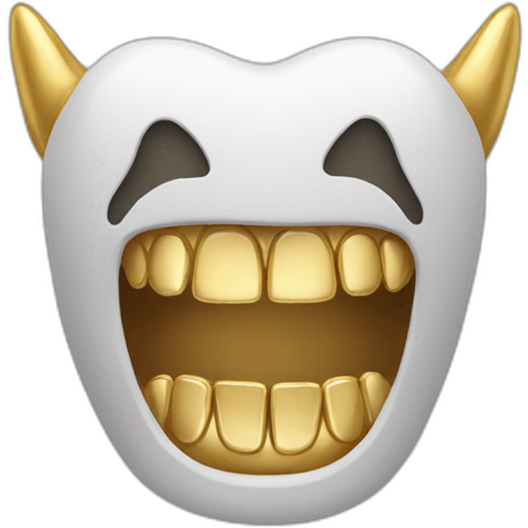 Gold teeth emoji