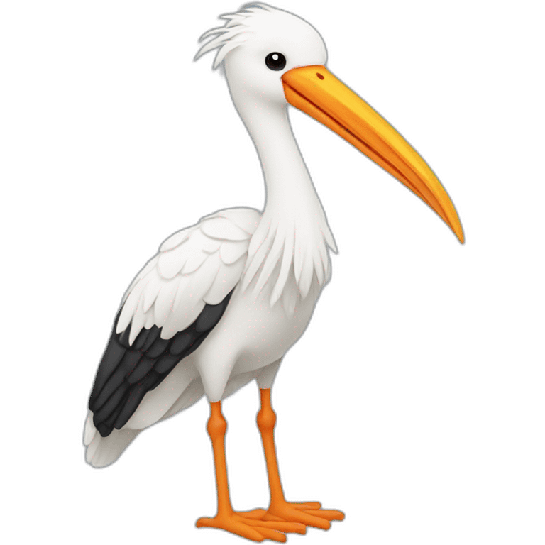 Stork emoji