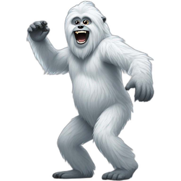 yeti dancing emoji