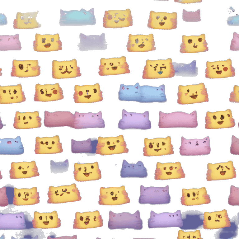 Nyan cat Happy emoji