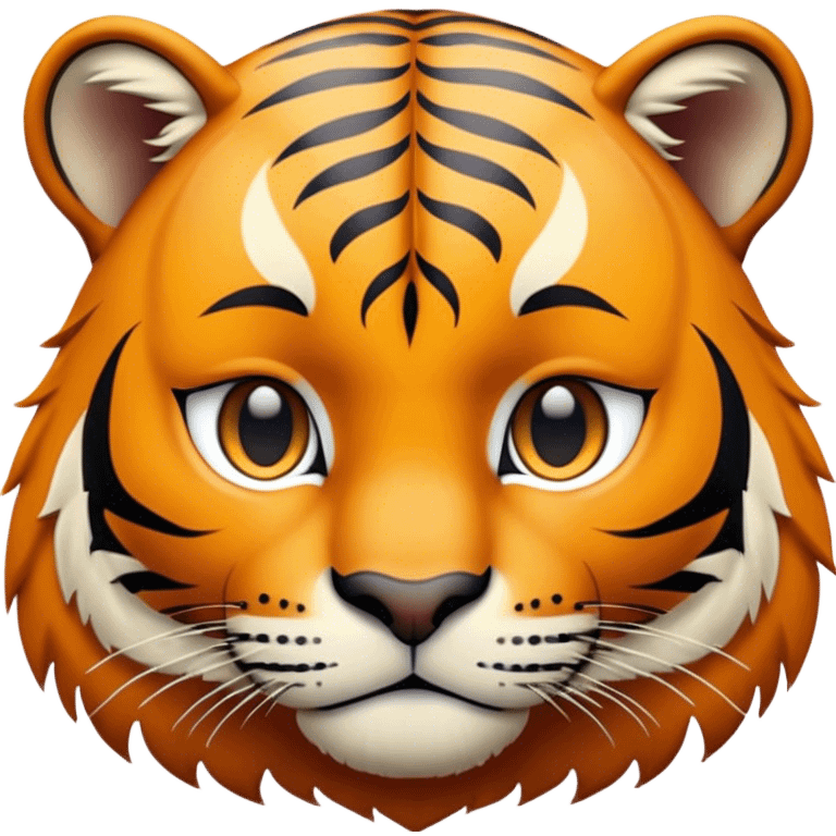 Medieval human merged with tiger emoji