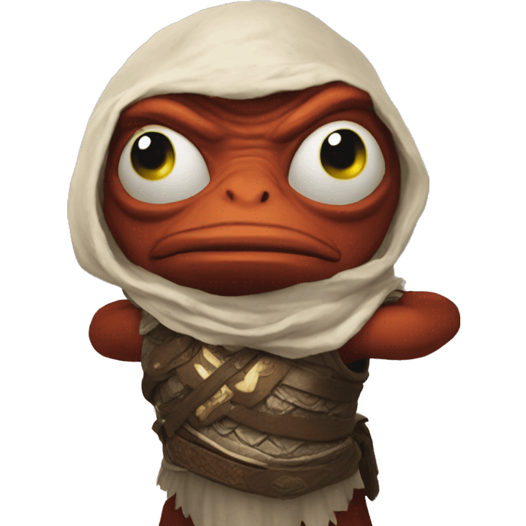 pepe playing god of war in pc  emoji