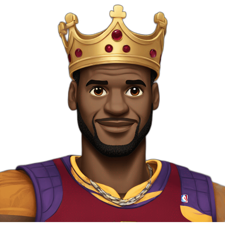 Lebron james king emoji