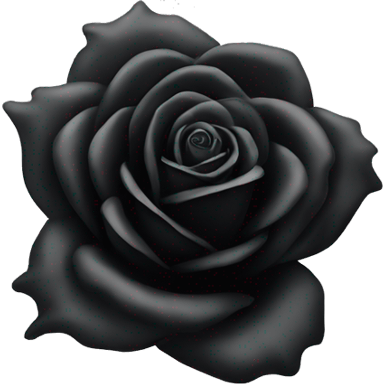 Black rose engagement ring emoji