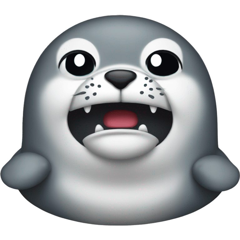 cute angry seal emoji