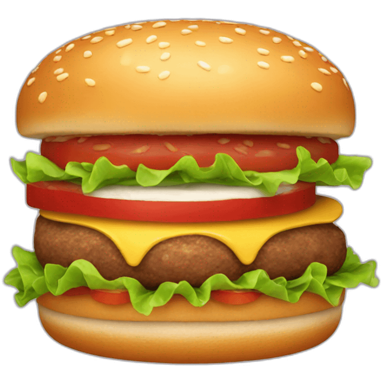 Hamburger without cheese emoji