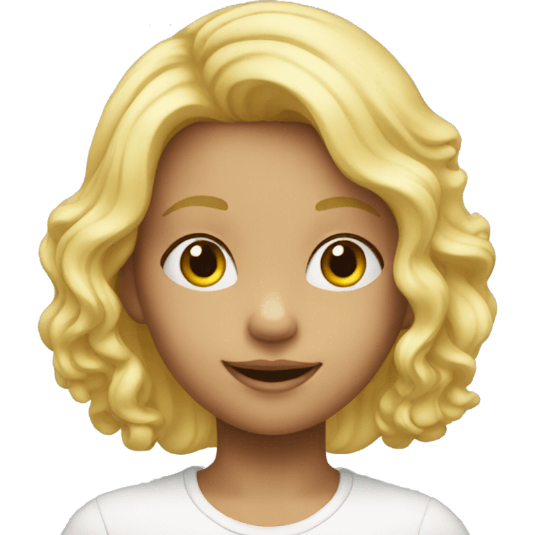 blond child emoji