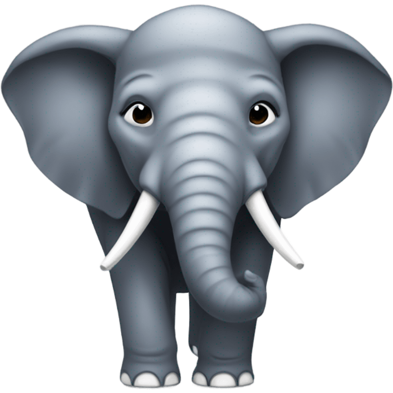 Create a emoji of a elephant from postgreSQL with suit emoji