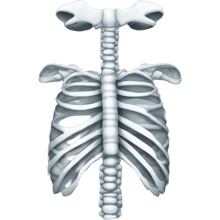 X-ray of rib cage emoji