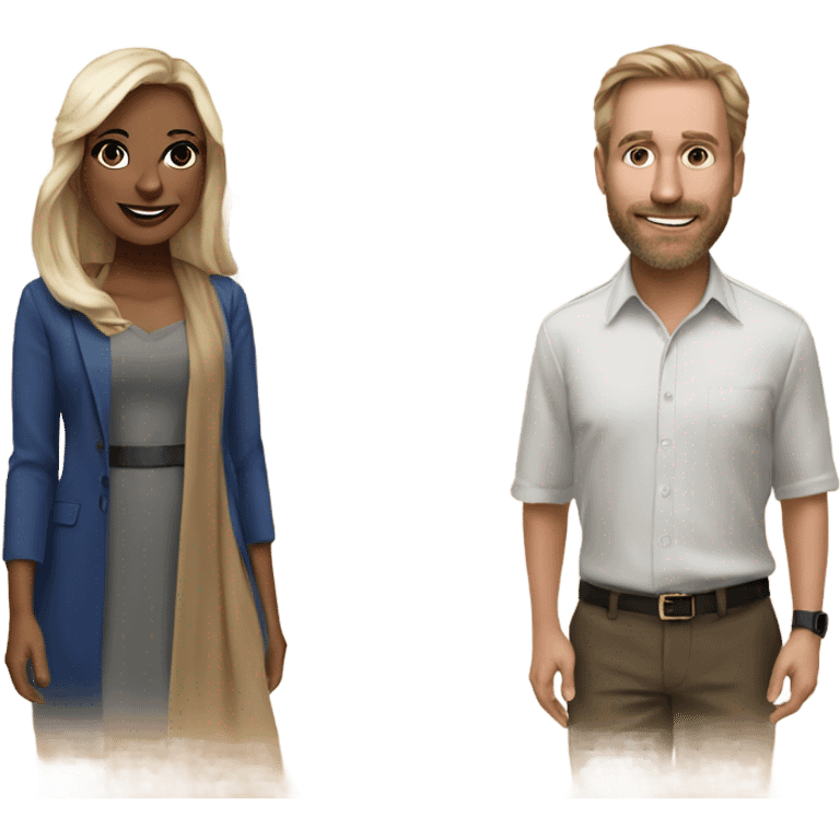 Maree Ann and Douglas in Dubai emoji