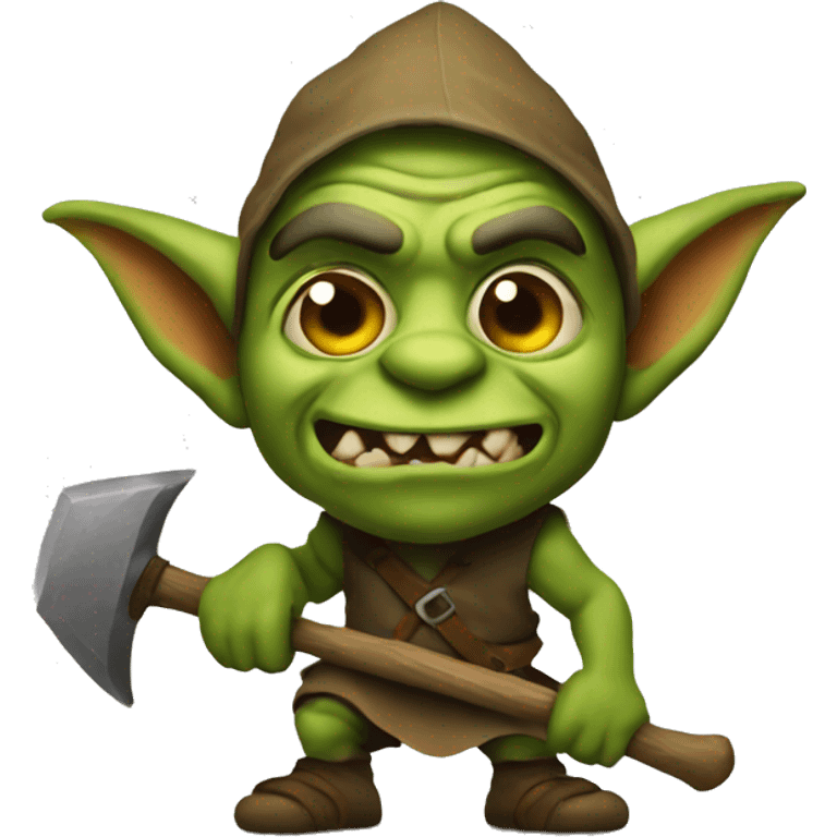 goblin with axe emoji