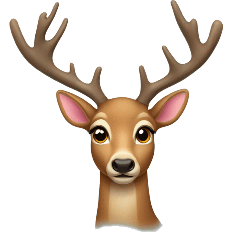 christmas deer emoji