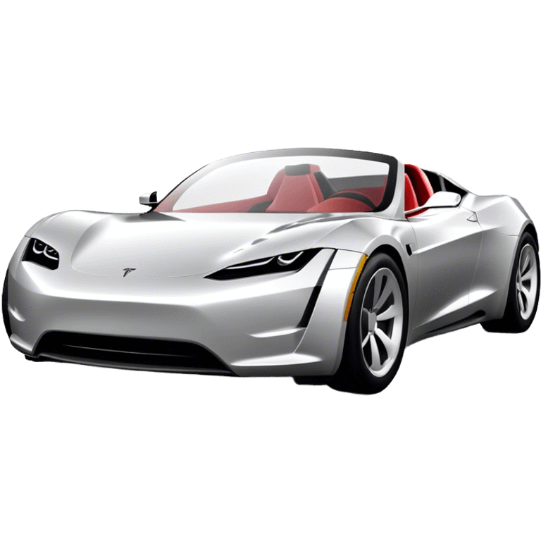 Tesla Roadster - Tesla (Model Year: 2020) (Iconic colour: Silver) emoji