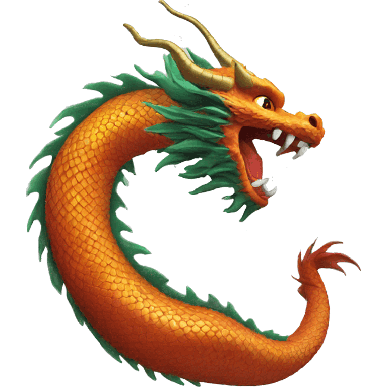 Chinese dragon tail  emoji