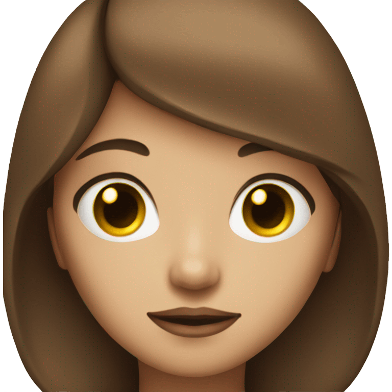 Psychic girl with brown hair  emoji