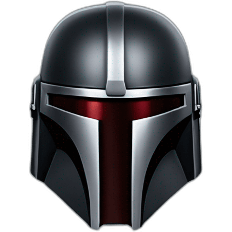 Mandalorian as vader face emoji