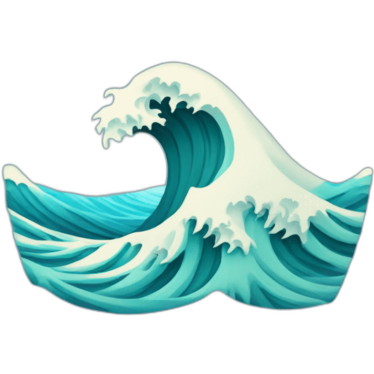 small wave emoji