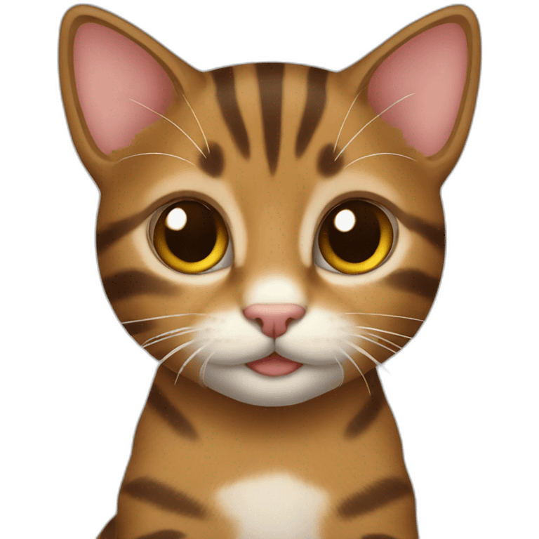 brown tabby cat kitten emoji