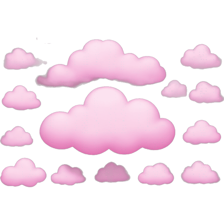 Pink cloud  emoji