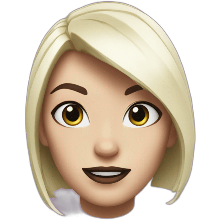 Spider-Gwen head emoji