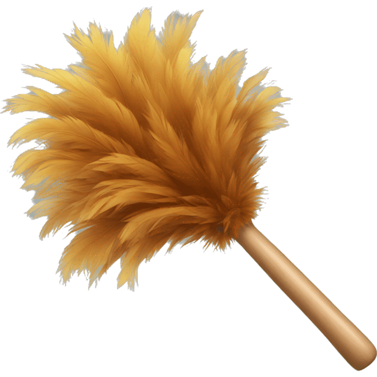 Feather duster emoji