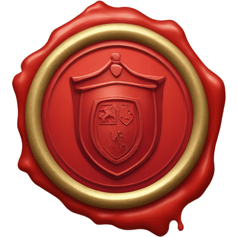 knight wax seal red circle emoji