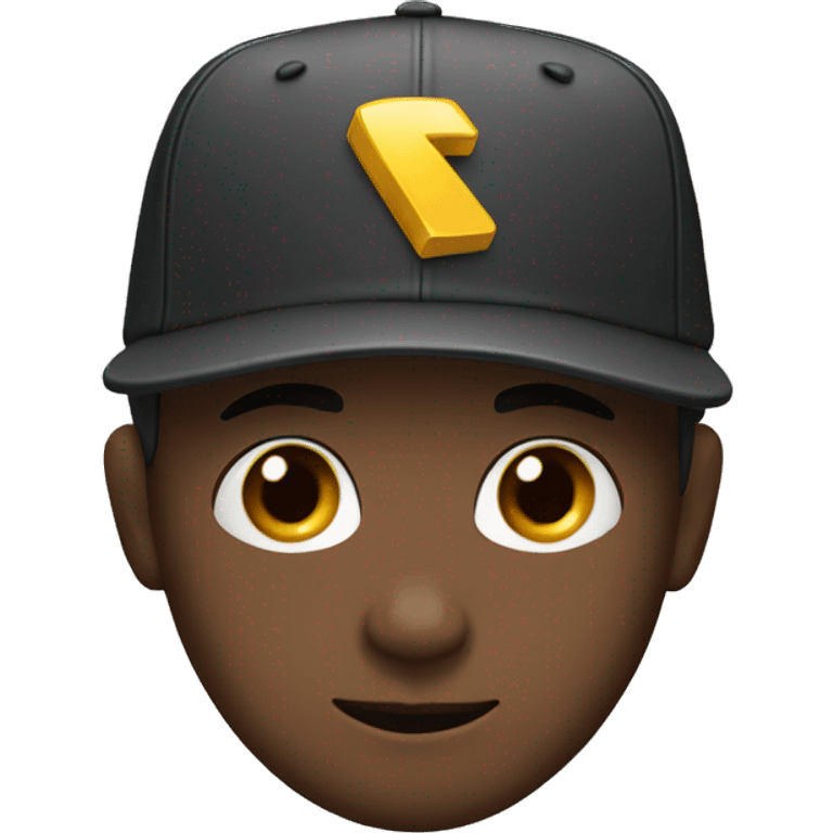 cap down boy emoji