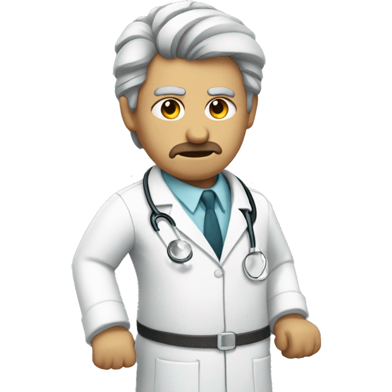 Doctor unhappy  emoji