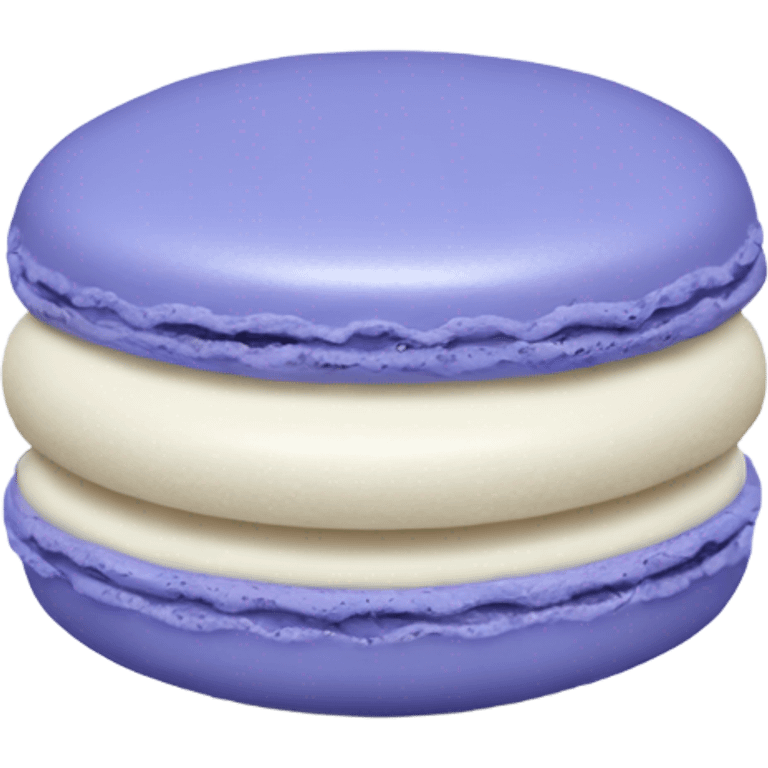 Periwinkle macaron  emoji