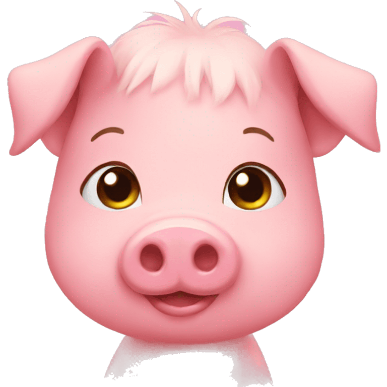 Girl pig emoji