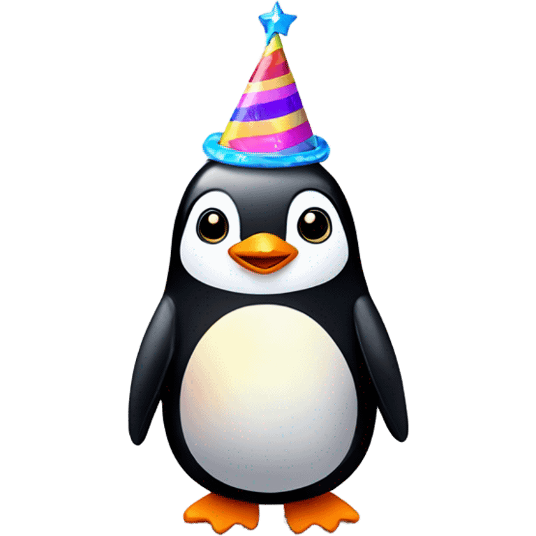 Birthday penguin  emoji