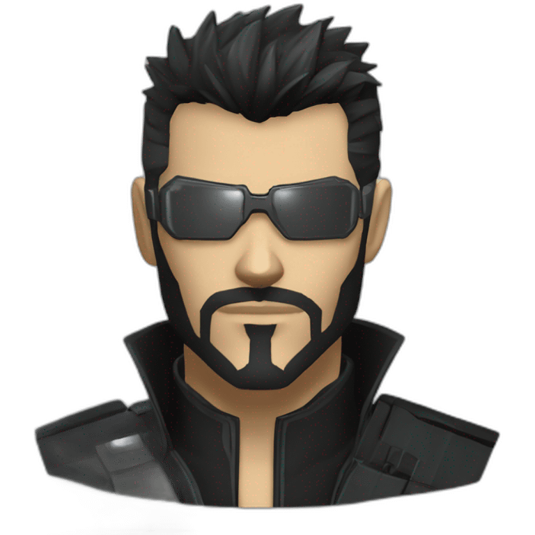 adam jensen from deus ex emoji