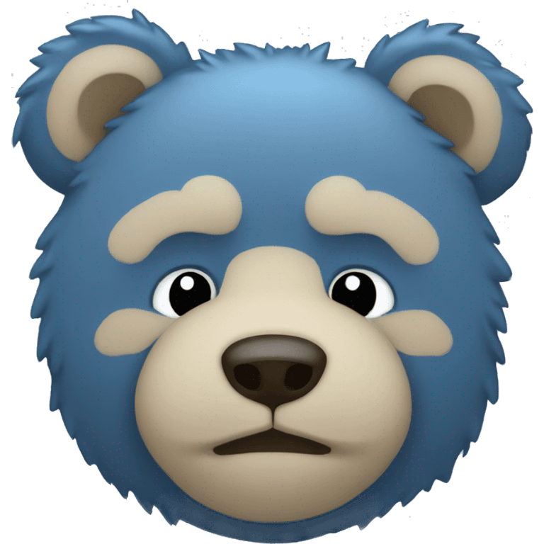 Blue bears PIXELED emoji