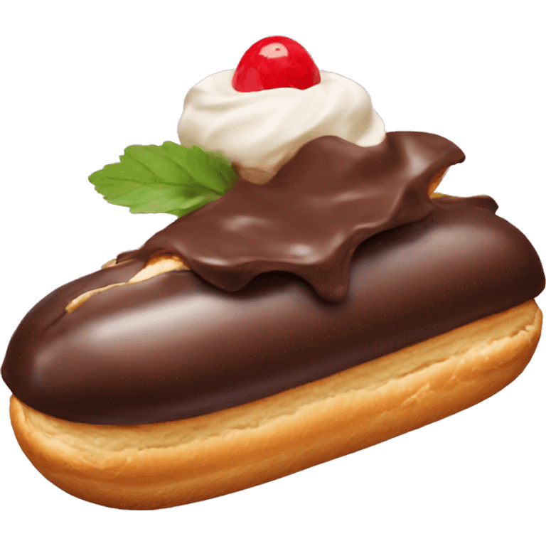 chocolate eclair emoji