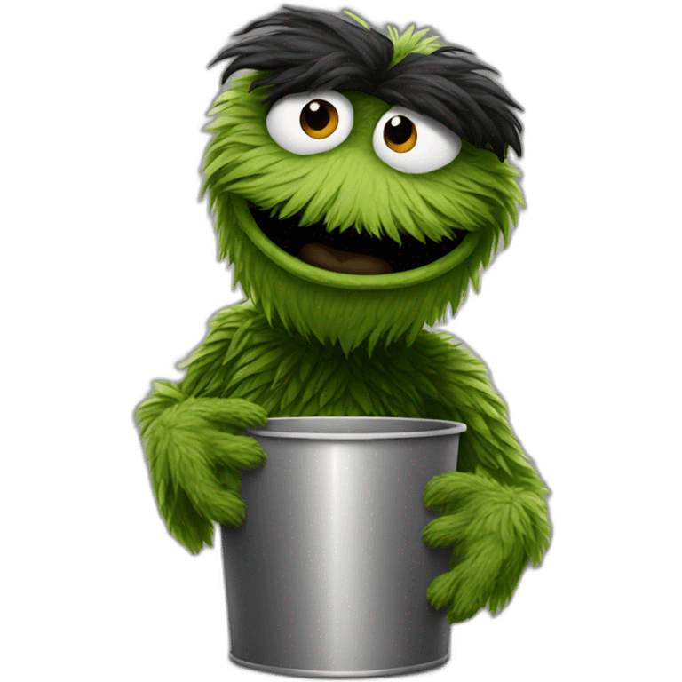 Oscar the grouch emoji