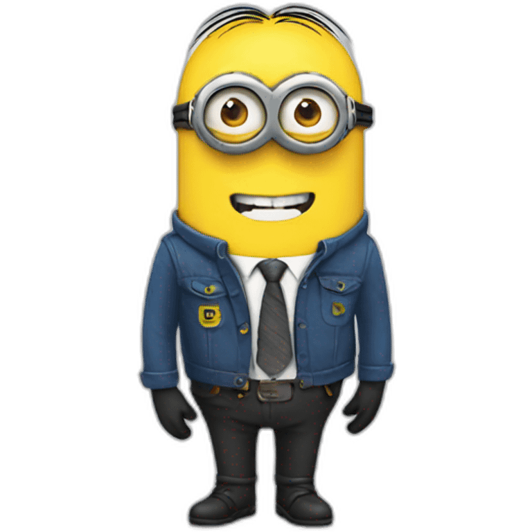 Minion in the office emoji