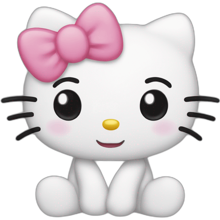 Hello kitty dessin animé emoji