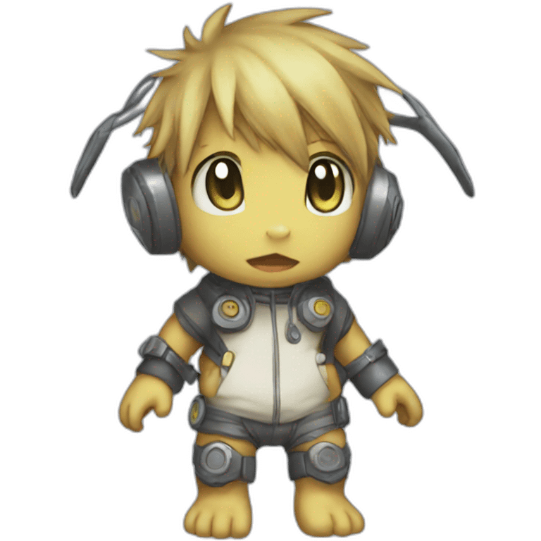 baby Digimon creature full body emoji