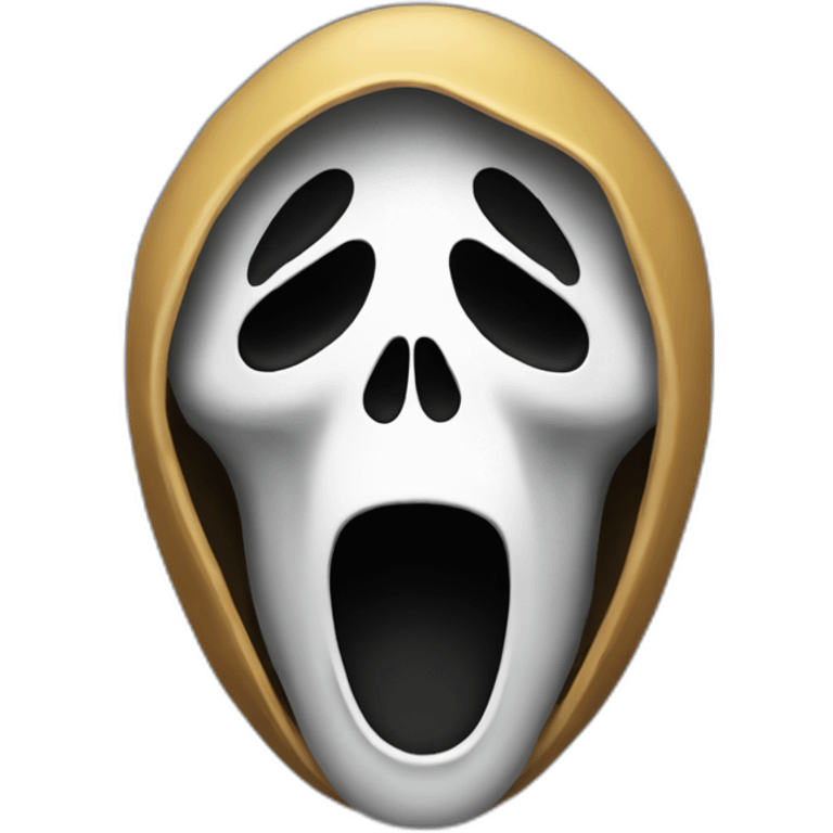 Ghostface-scream emoji