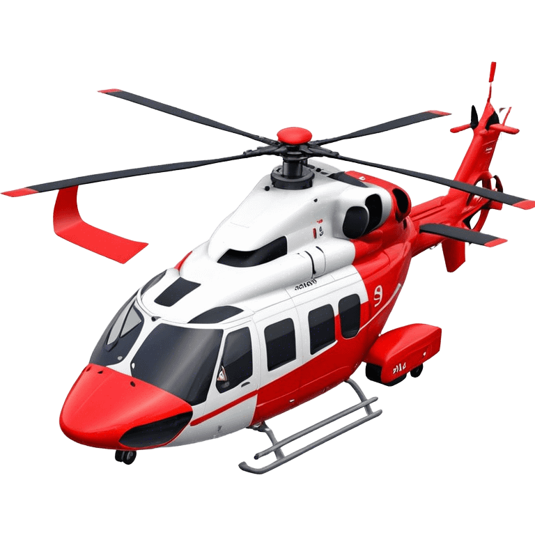 Rescue Helicopter - Airbus H145 (Model Year: 2021) (Iconic colour: Red with white) emoji